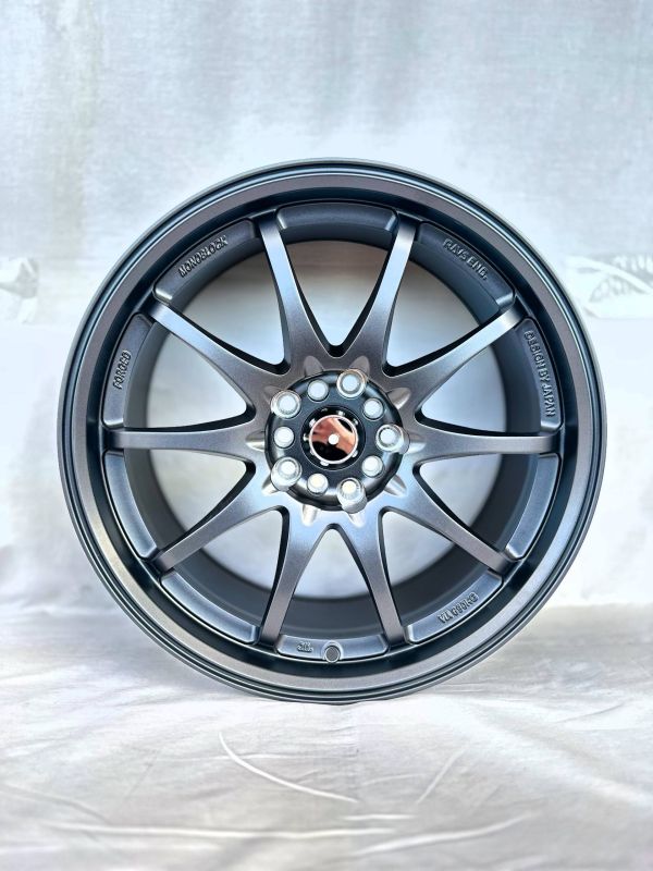 F8680	R18 8,5J	ET40	5x100 / 5x114,3	73,1	Matte Gunmetal