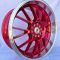0414	R18 8J	5x100 / 5x114,3	ET38	73,1 	Candy Red Machined Lip