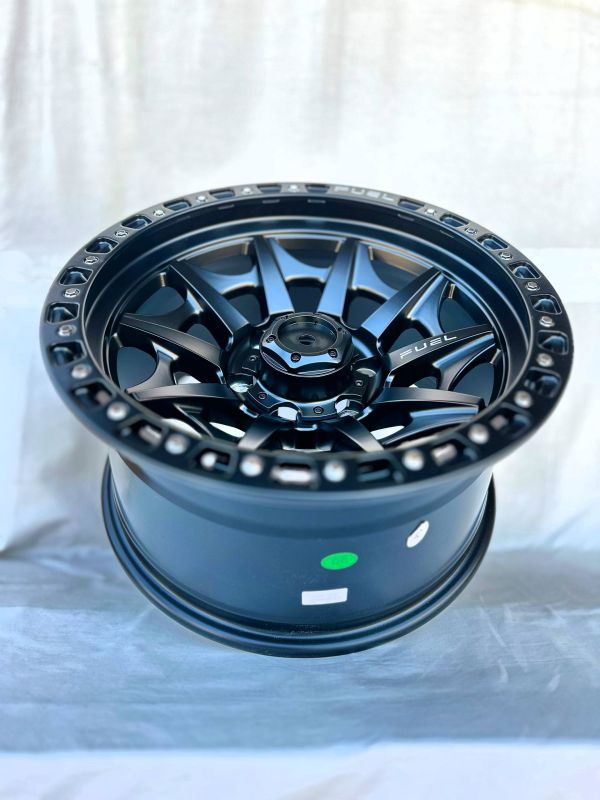 R0247	R17 9J	6x139,7	ET-10	110,1 	(U4B) / SATIN BLACK PAINTED+SATIN BLACK BEADLOCK+MILLED LOGO