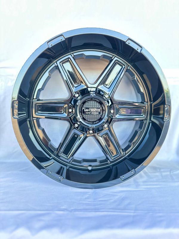 6060	R20 10J	6x135 / 6x139,7	ET-12	87,1 	Glossy Black+glossy black inserts