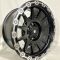 XF221	R18 8,5J	ET0	110.1	6x139,7	MATTE BLACK MACHINED LIP