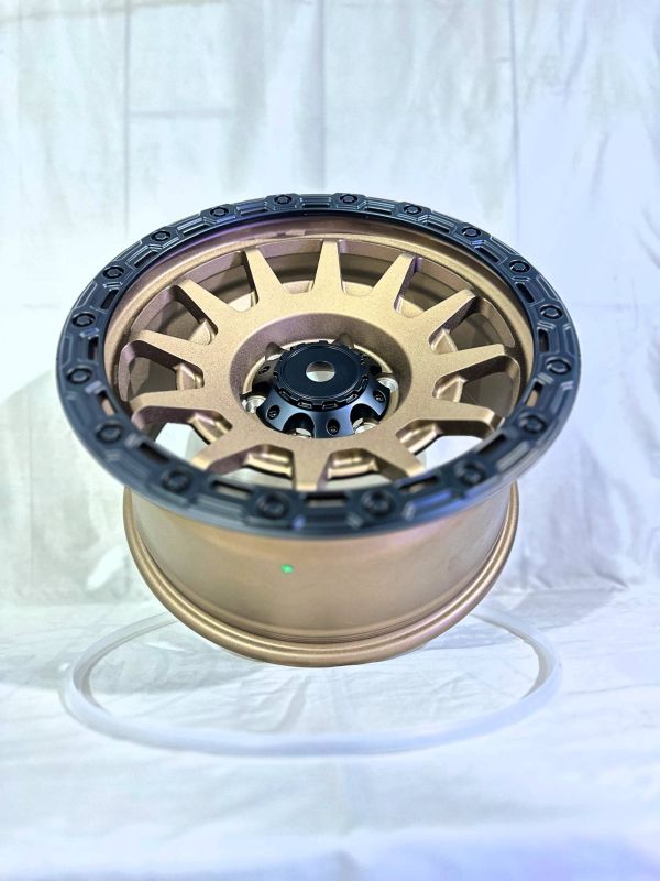 XF221	R17 8,5J	ET0	110.1	6x139,7	SAND BRONZE+MATTE BLACK MACHINED LIP