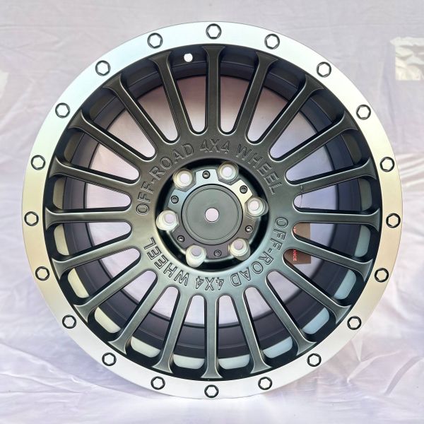 XF034	R19 8,5J	ET18	110	6x139,7	MATTE BLACK MACHINED LIP