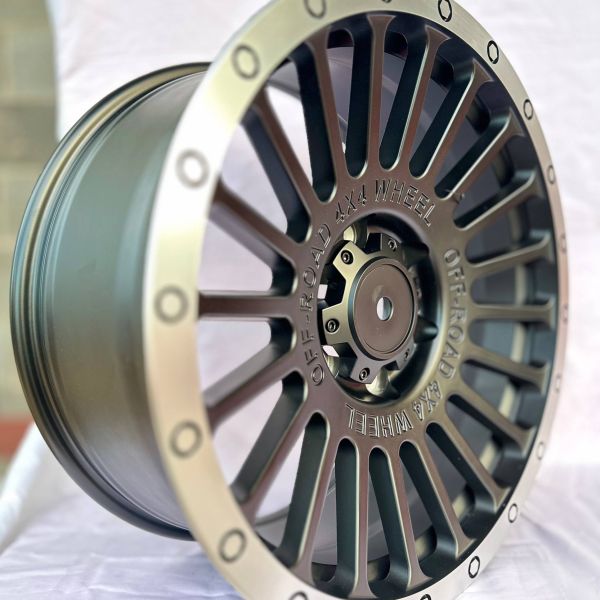 XF034	R19 8,5J	ET18	110	6x139,7	MATTE BLACK MACHINED LIP