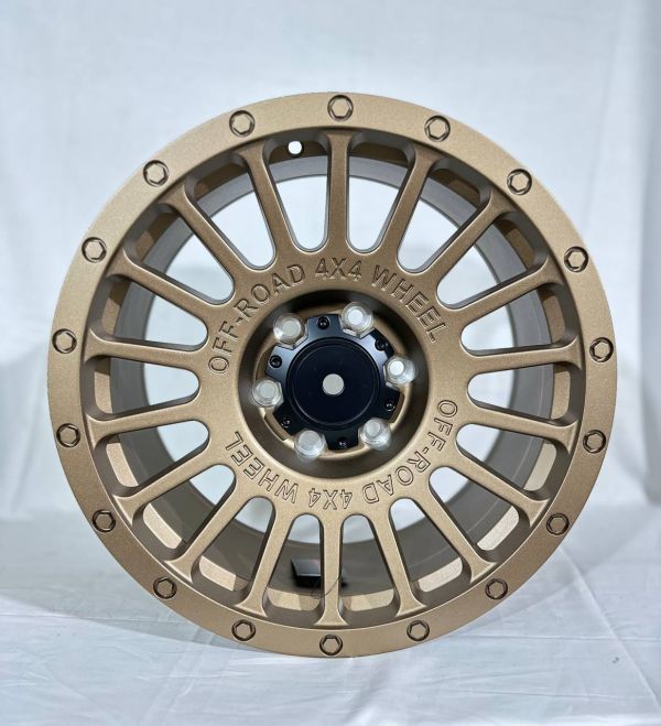 XF034	R18 8,5J	ET0	110.1	6x139,7	SAND BRONZE