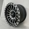 177210	R17 8,5J	ET0	110	6x139,7	MATTE BLACK MACHINED FACE
