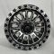 177210	R17 8,5J	ET0	110	6x139,7	MATTE BLACK MACHINED FACE+ MACHINED LIP
