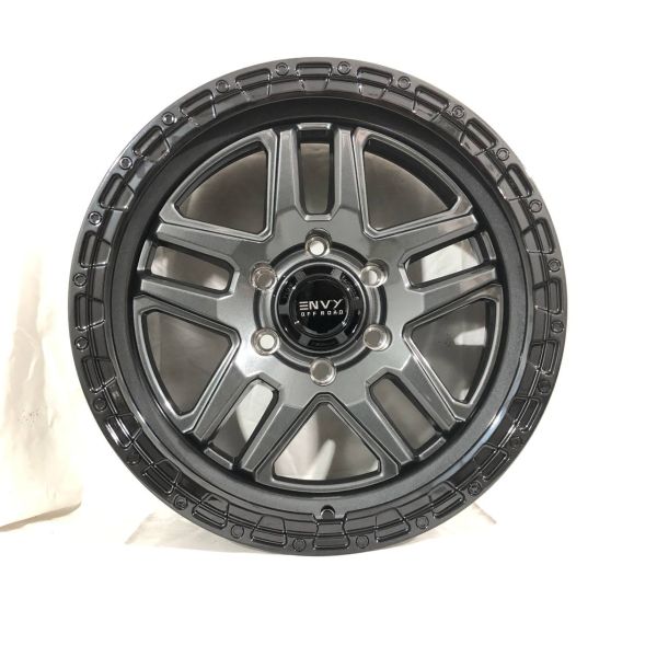 F7615 R17 8J ET25 6x139,7	106,1	LIQUID METAL / GLOSS BLACK BEADLOCK