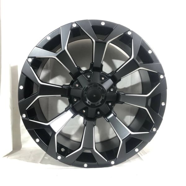 A079 R20 9J	ET0	6x135	87.1	matt black milling spoke and rivet