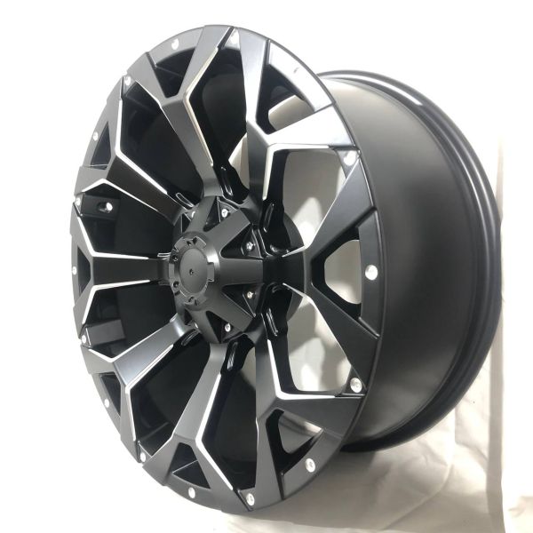 A079 R20 9J	ET0	6x135	87.1	matt black milling spoke and rivet