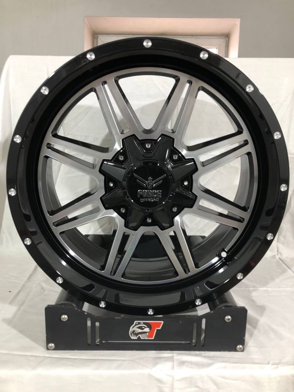8081 R20 9J	6x139,7	ET0	77,8 	GLOSSY BLACK SILVER SCREW