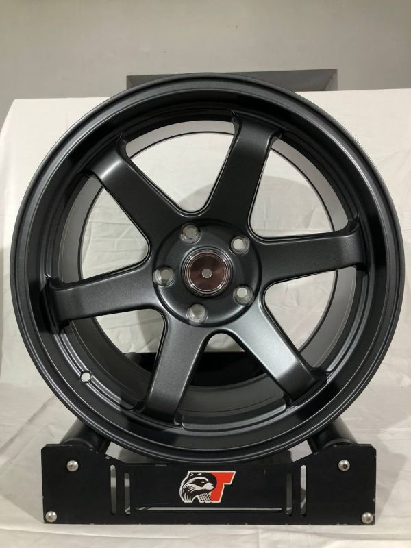 TE37 R18 9J	5X120 ET35	ЦО 72,6 	Dark Matt Gray