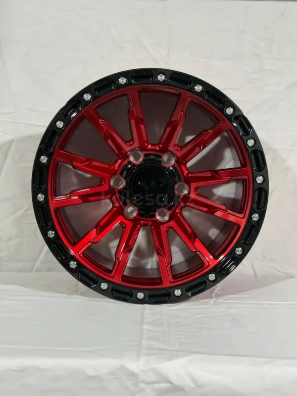 ZB76622K R17 9J 110,1 ET0 6x139,7 CANDY RED+GLOSS BLACK LIP