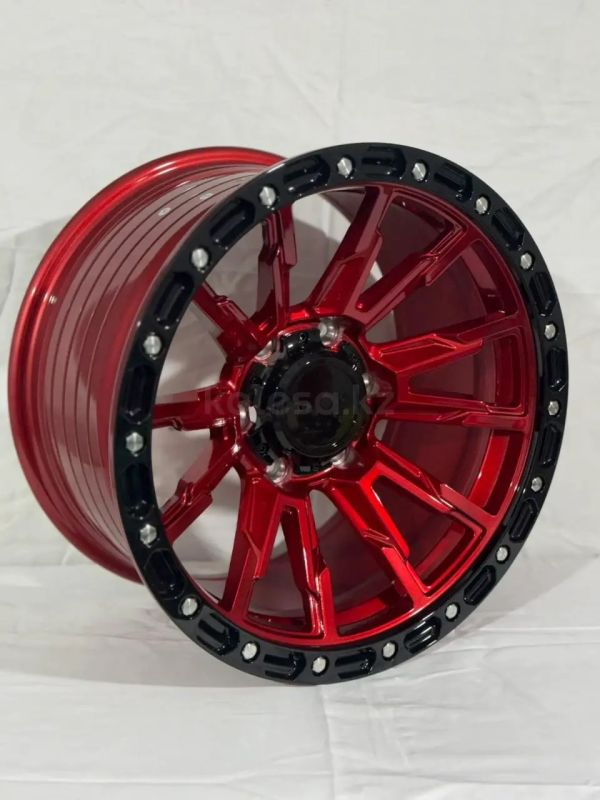 ZB76622K R17 9J 110,1 ET0 6x139,7 CANDY RED+GLOSS BLACK LIP