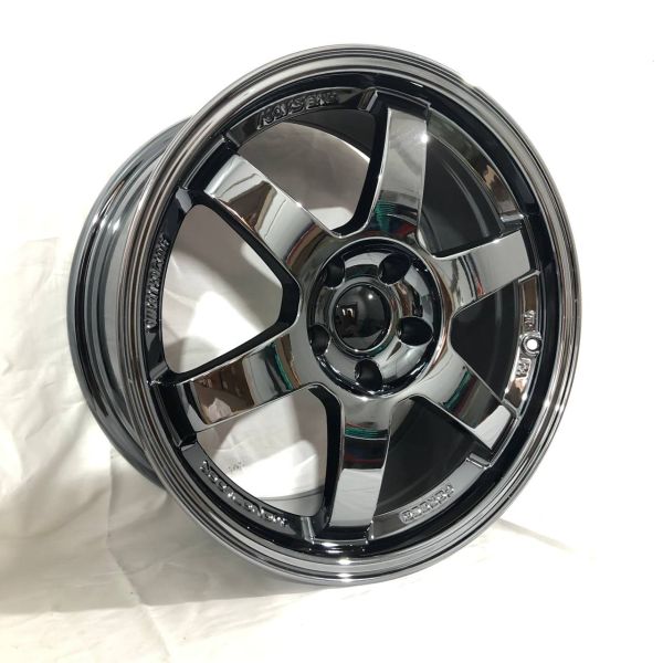 TE37 8244 R18 8,5J ET22	5x114,3	ЦО 73.1	Black Chrome