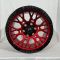 X70721K  R17 9J ET0 6x139,7	110,1 CANDY RED+GLOSS BLACK LIP