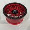 X70721K  R17 9J ET0 6x139,7	110,1 CANDY RED+GLOSS BLACK LIP