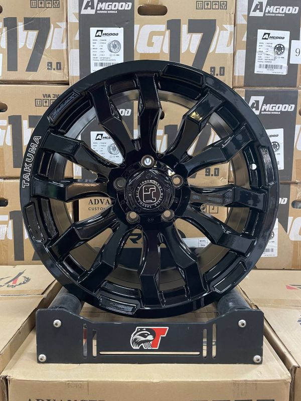 0215 Fuel Blitz R18 8,5J 6x120 ET17 Dia 66,9 BLACK +KAKUMA