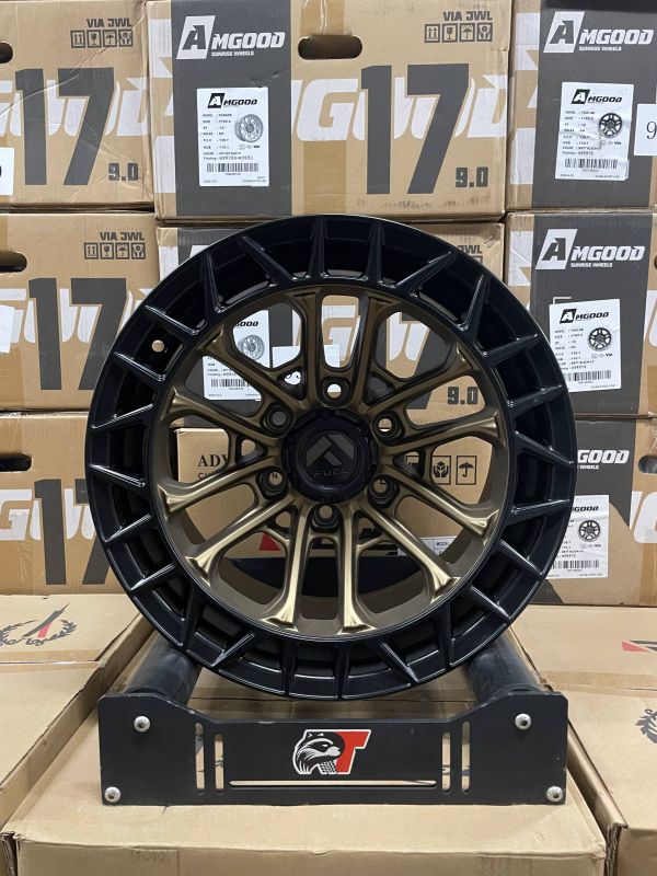 RGW8622 R17 9J 6x139,7 ET0 ЦО110 Sand Bronze + black lip