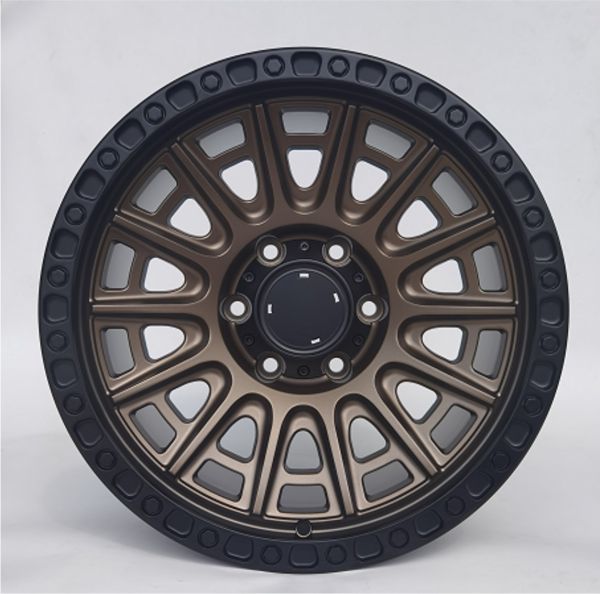 RGW8857 R17 9J 6x139,7	ET0	ЦО110 Matt Bronze + black Lip