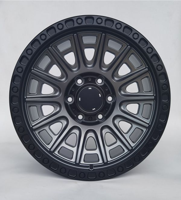 RGW8857 R17 9J 6x139,7	ET0	ЦО110 Matt Grey + Black lip