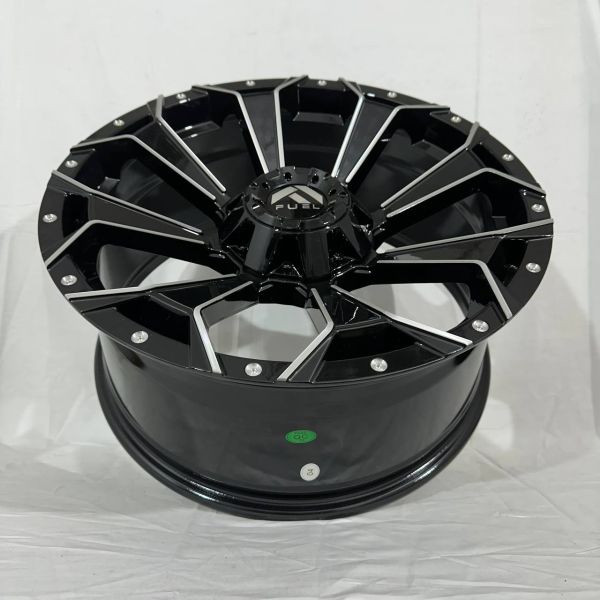 8057 R20 9J 6x114,3 ET10 ЦО 66,1  Black+Milling