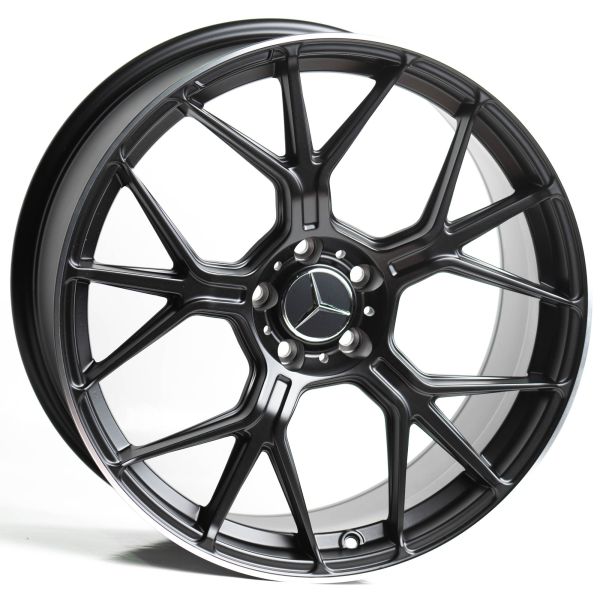 FA717 R20 8,5J 5x112 ET34 ЦО66.6 Matt Black Polish Lip