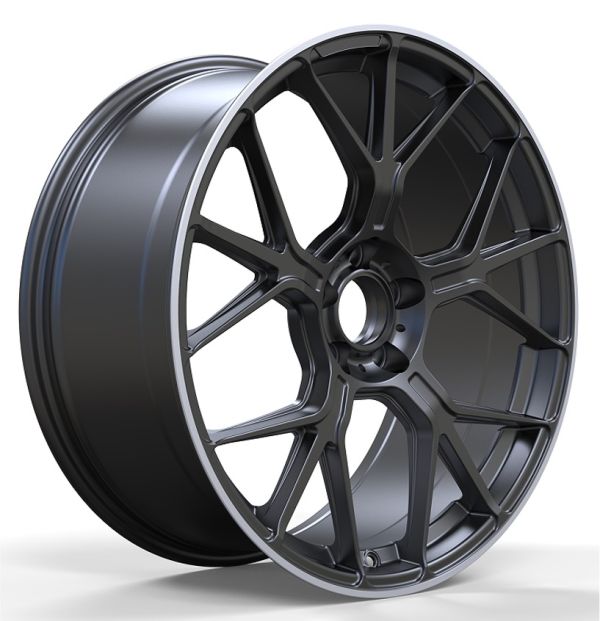 FA717 R20 8,5J 5x112 ET34 ЦО66.6 Matt Black Polish Lip