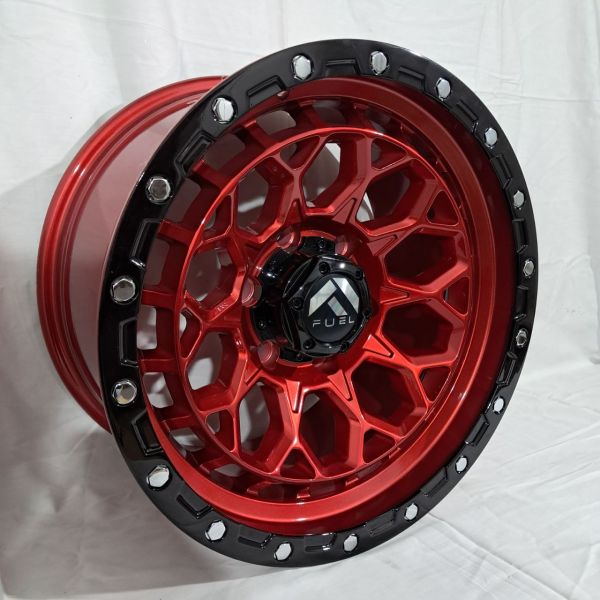 RGW8892 R17 9J	6x139,7	ET0	ЦО110 RED  + black lip polish