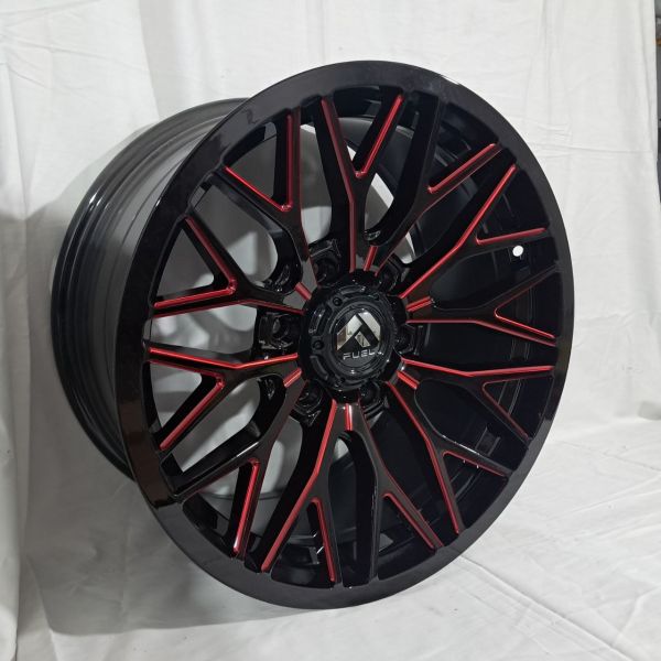 RGW634 R18 9J 6x139,7 ET10	ЦО110 BLACK+MILL(RED)