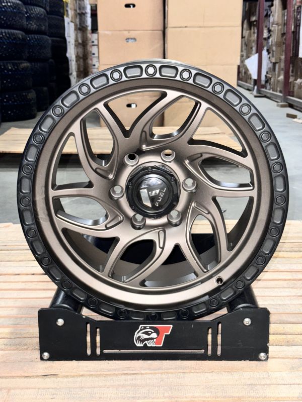 RGW8876 R17 9J 6x139,7 ET0 ЦО110 bronze  + black lip polish