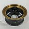 ks089 R19 9,5J 5x114,3 ET35 ЦО 67,1 SEMI MATT BLACK +BRONZE LIP +GOLD RIVET