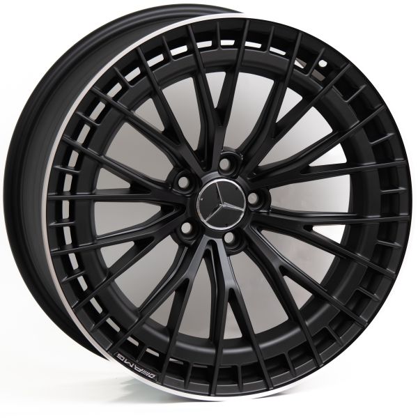 5х112 R19х9,5 СВ66,6 ЕТ45 FBX475-9 Satin Black ML задняя ось