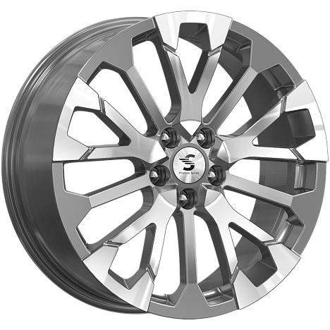 5х114.3 R19х7,5 СВ60.1 ЕТ40 Premium KP003 Diamond gloss graphite арт. 77441