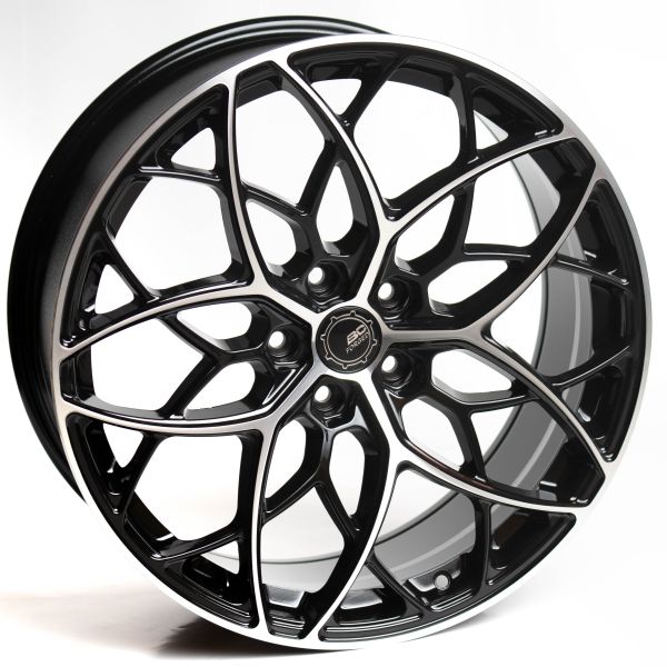 5х114,3 R20х8,5 СВ73,1 ЕТ40 KF29 Gloss Black Machined Face