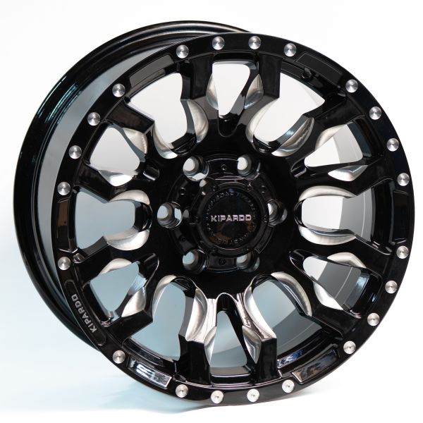 6х139,7 R17х9 СВ110,1 ЕТ12 6802 LX1453  Black +Milled